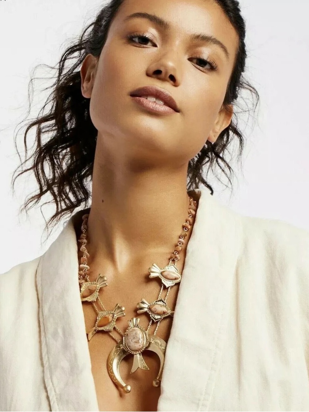 Free People Desert Dweller Statement Necklace